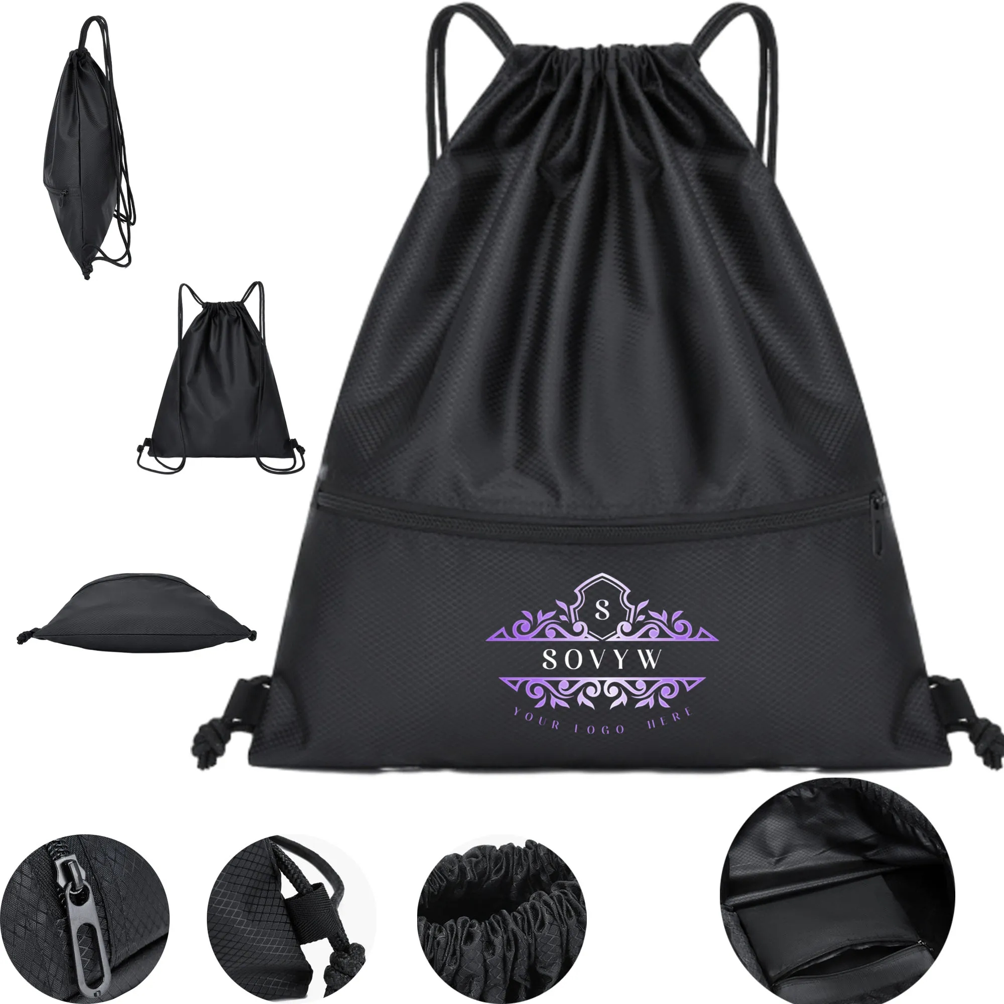 Folding Flyer With Bag