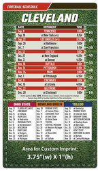 Magnet Football Sport Schedules - 4x7 Round Corners
