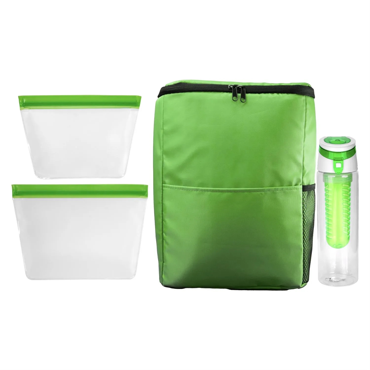Sporty RPET Food Storage and Drink Set 4