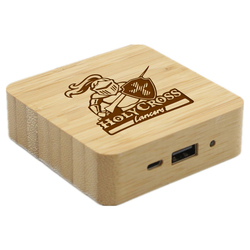 5200MAH WOOD POWER BANK - Thumbnail 3