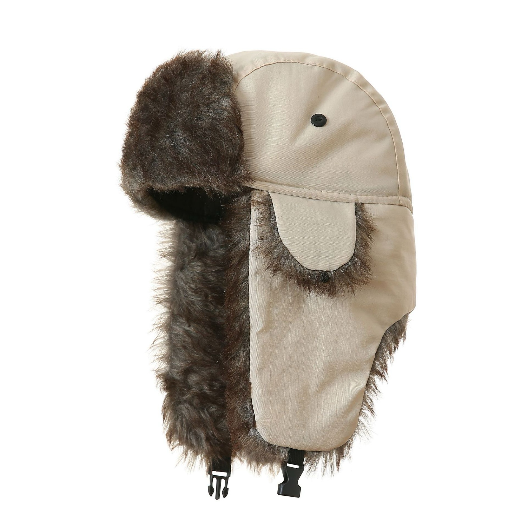 Insulated Faux Fur Aviator Hat for Snowy Conditions 11