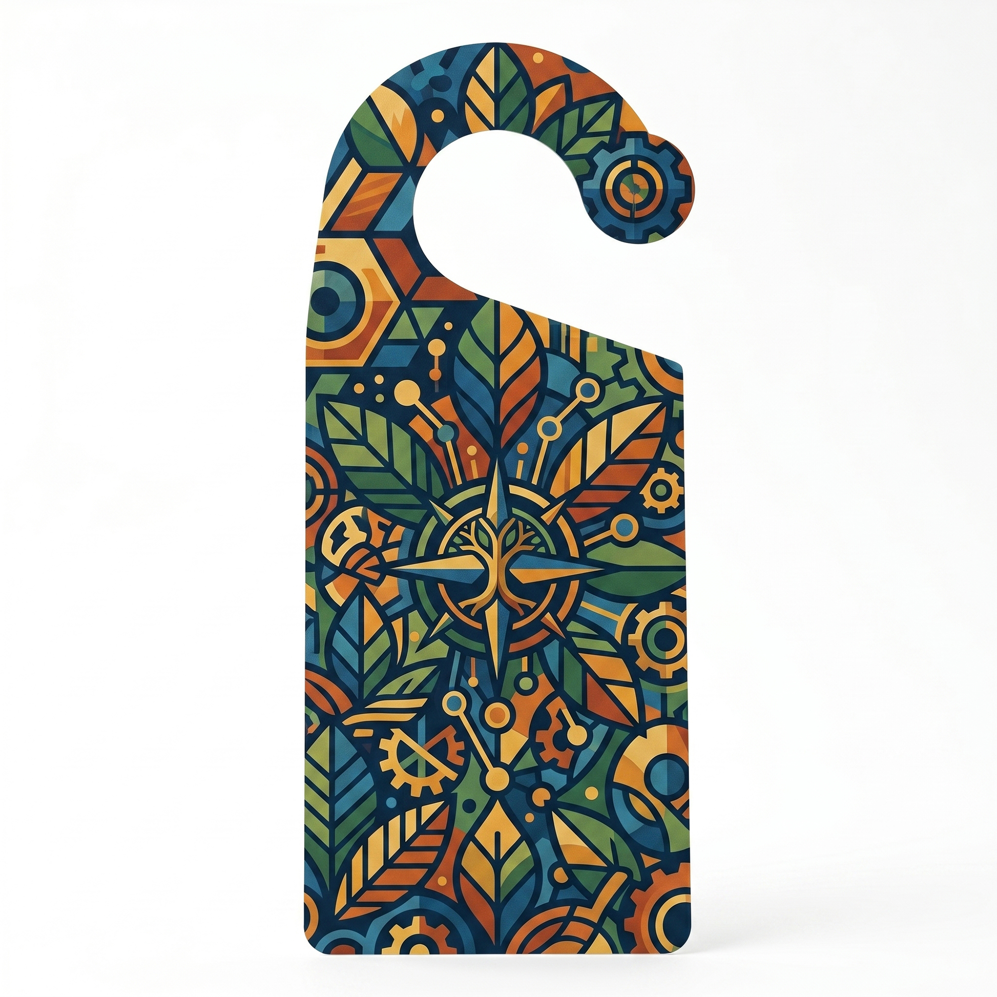 3.75x8.5" Plastic Rounded Door Hanger
