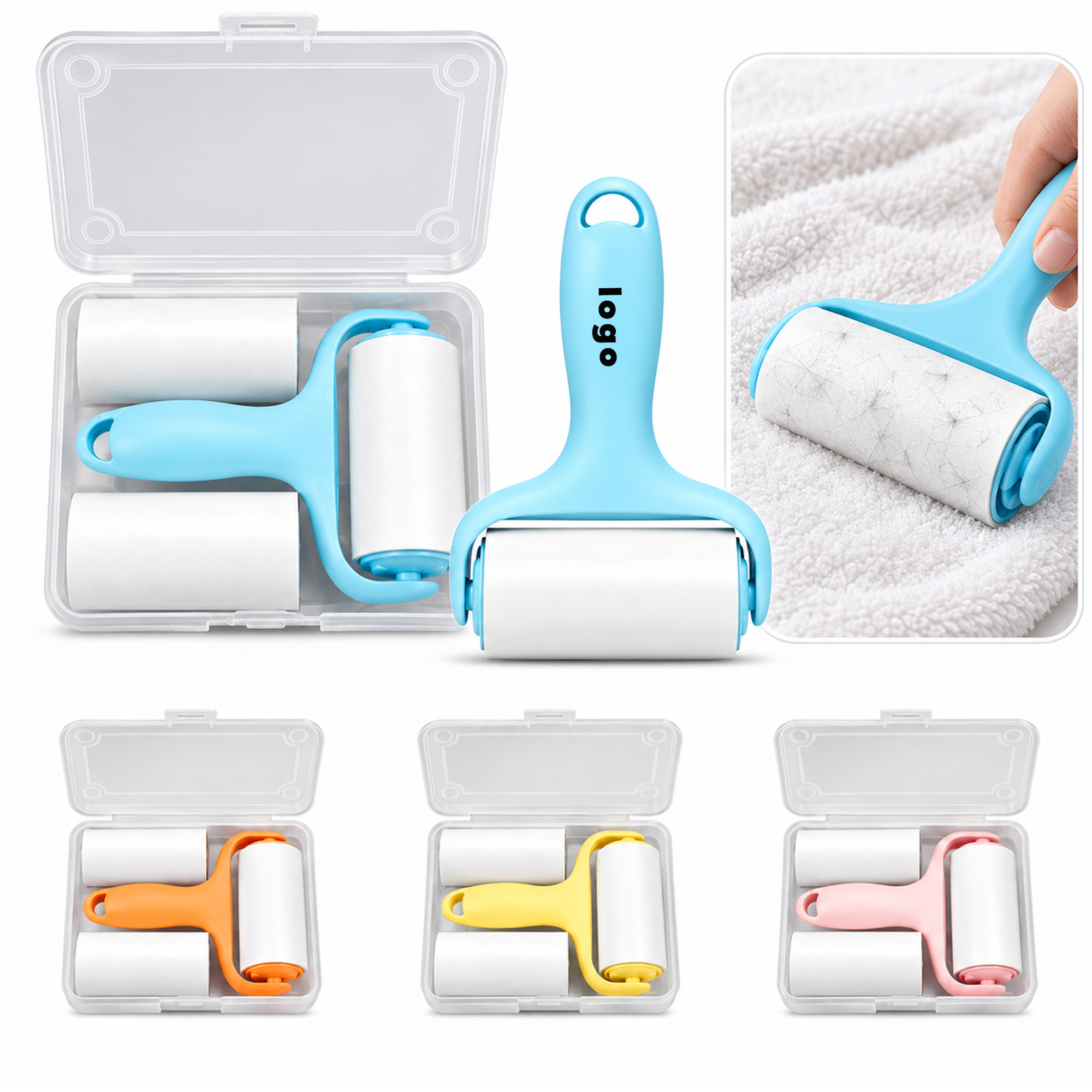 Reusable Portable Lint Roller with Storage Case 2