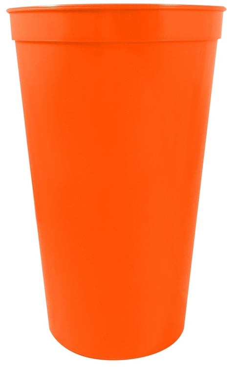 22 oz. Smooth Wall Plastic Stadium Cup 32