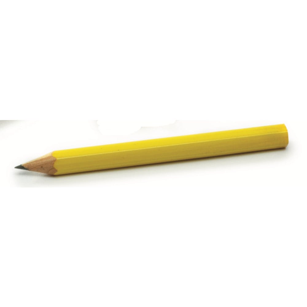 Mini #2 Pencils - Yellow 3" 3