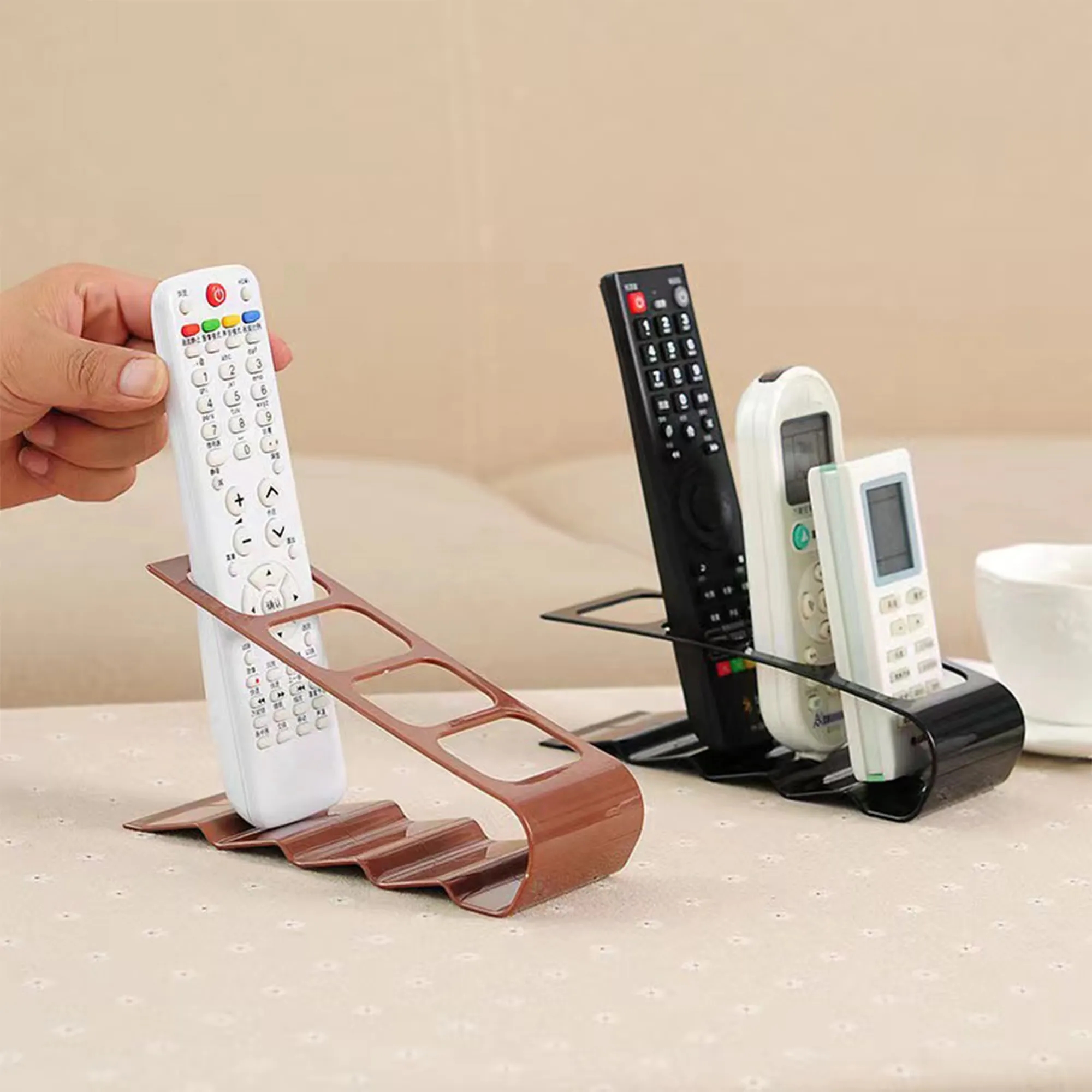Four-Grid Remote Control Storage Rack 7