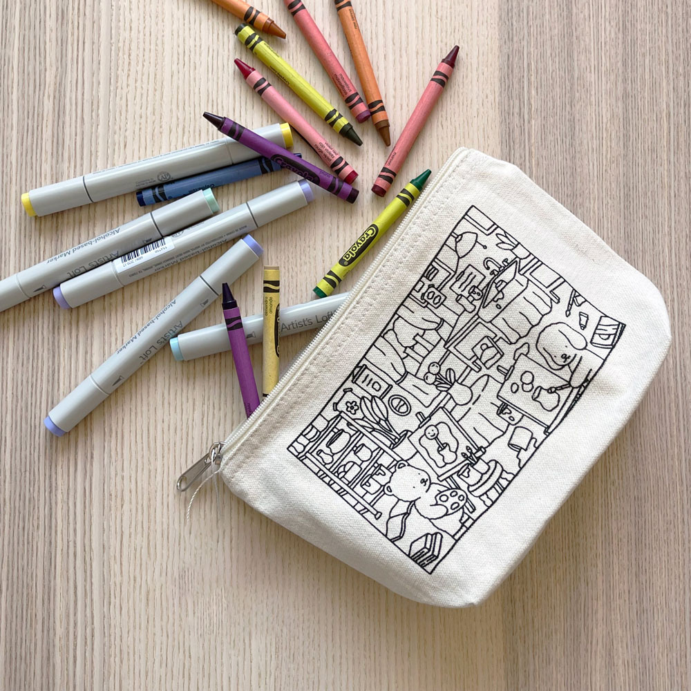 Canvas Eco Zipper Pouch 9
