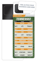Pro Football Schedule Magnet - Peel and Stick Business Card (3.5x9)