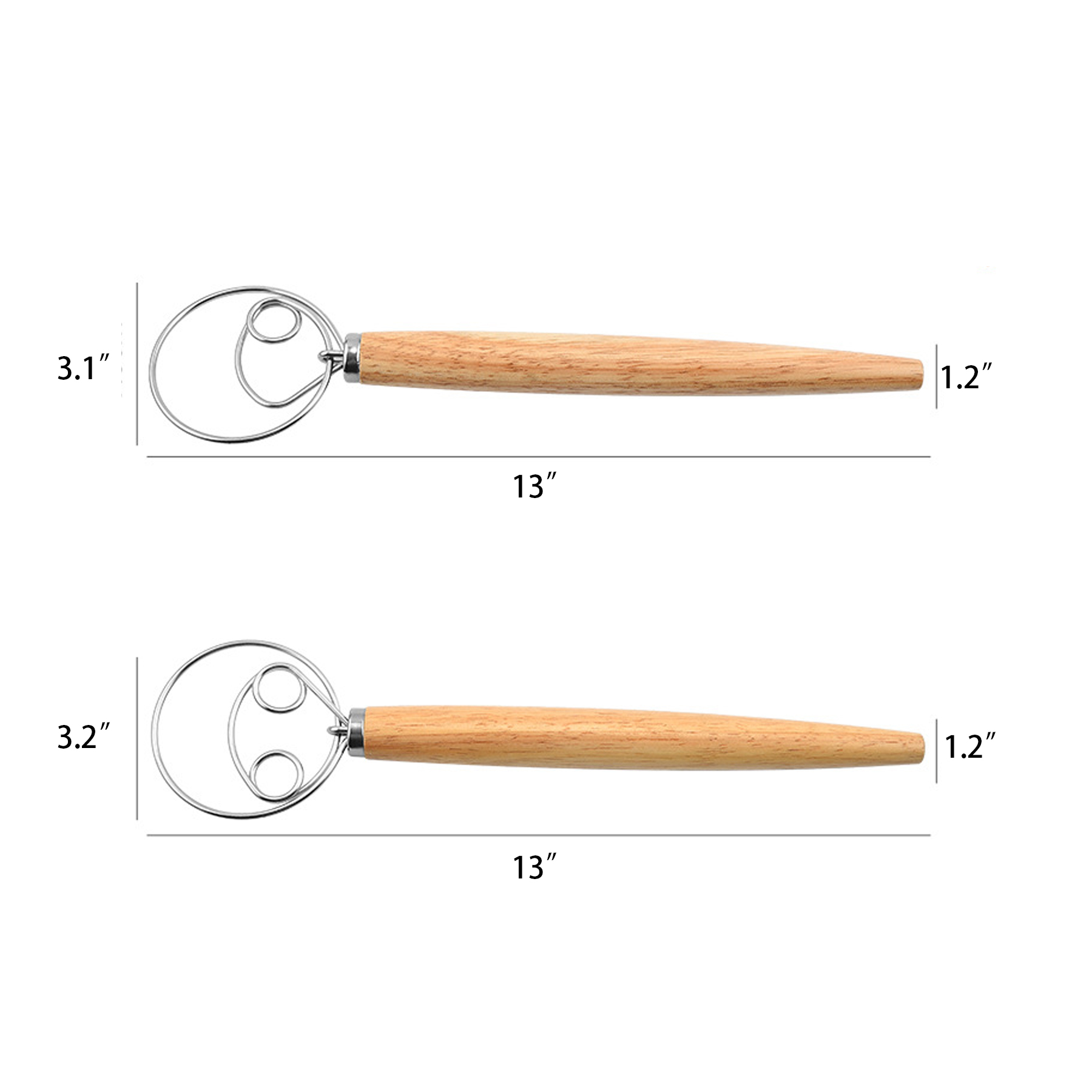 Danish Whisk Bread Dough Hand Mixer 7
