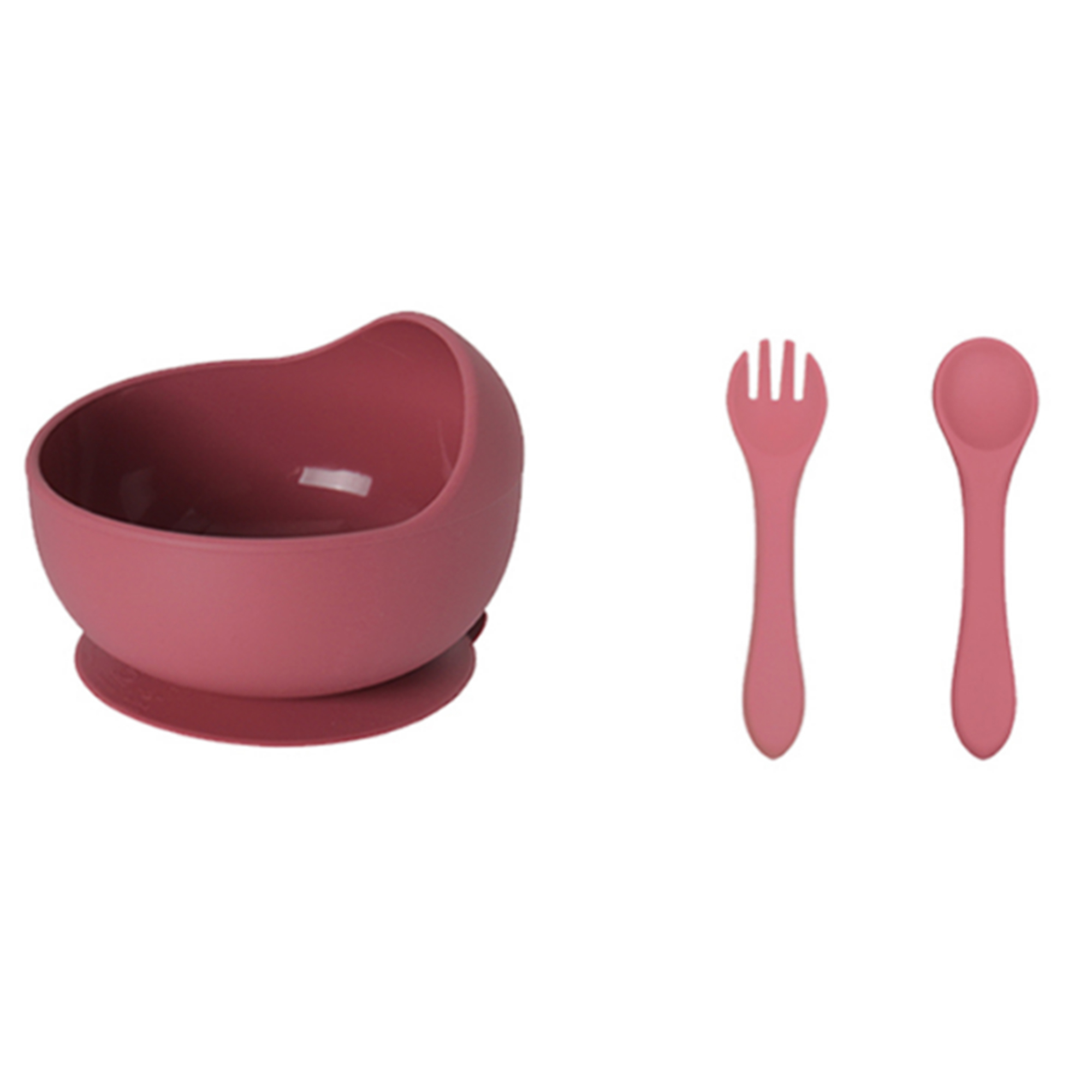 Colorful Toddler Suction Cup Silicone Bowl Set 21