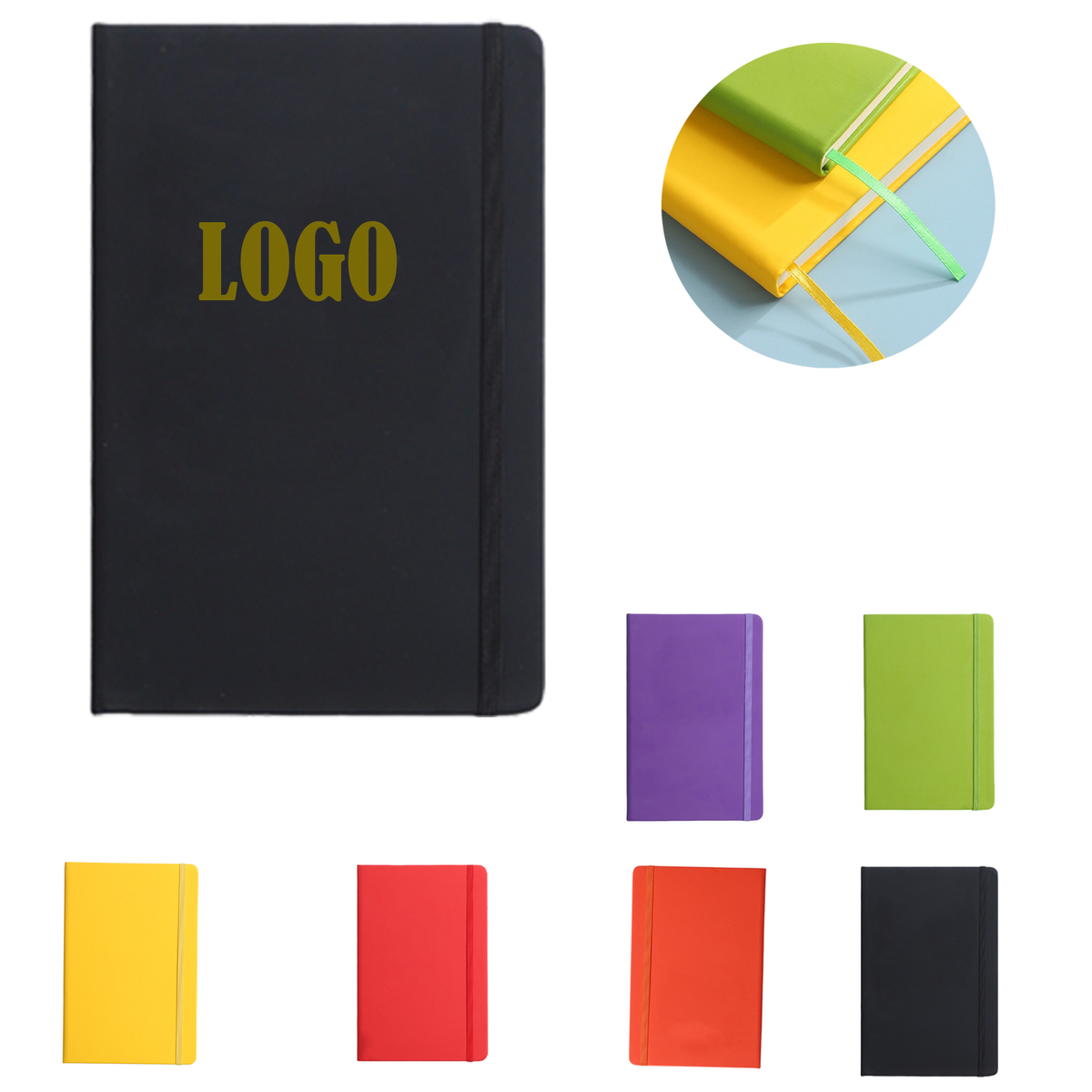 Leather A5 Writing Hardcover Notebook For Office 4