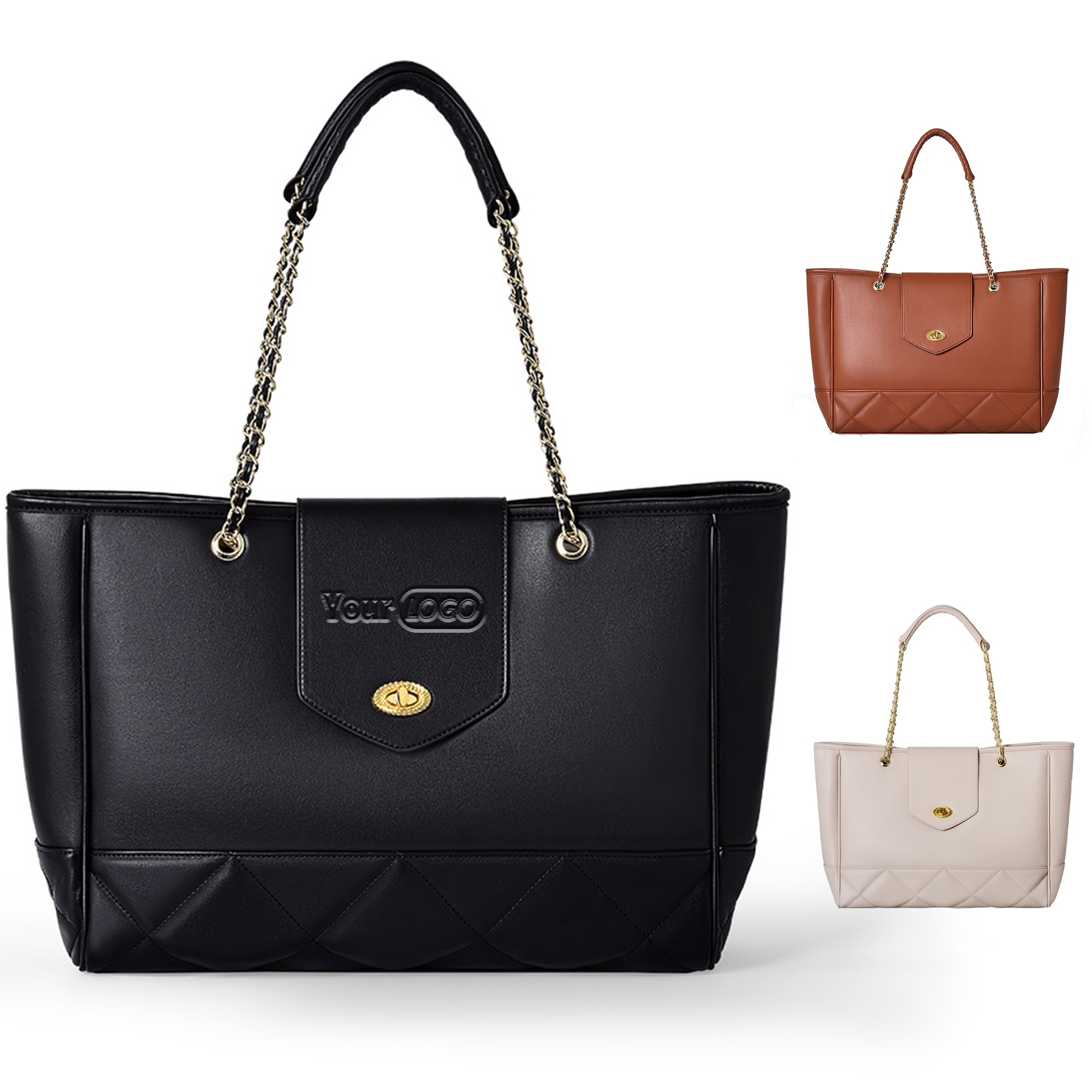 Fashion Ladies PU Leather Handbags 3