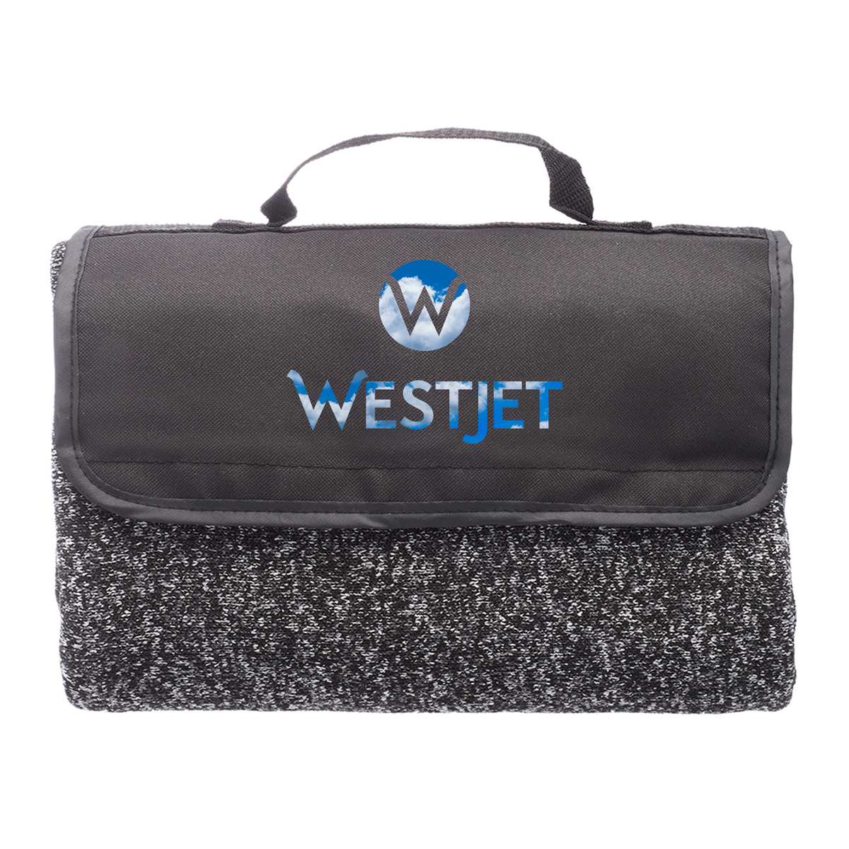 Wagon Train Roll-Up Picnic Blanket (Full Color Imprint)