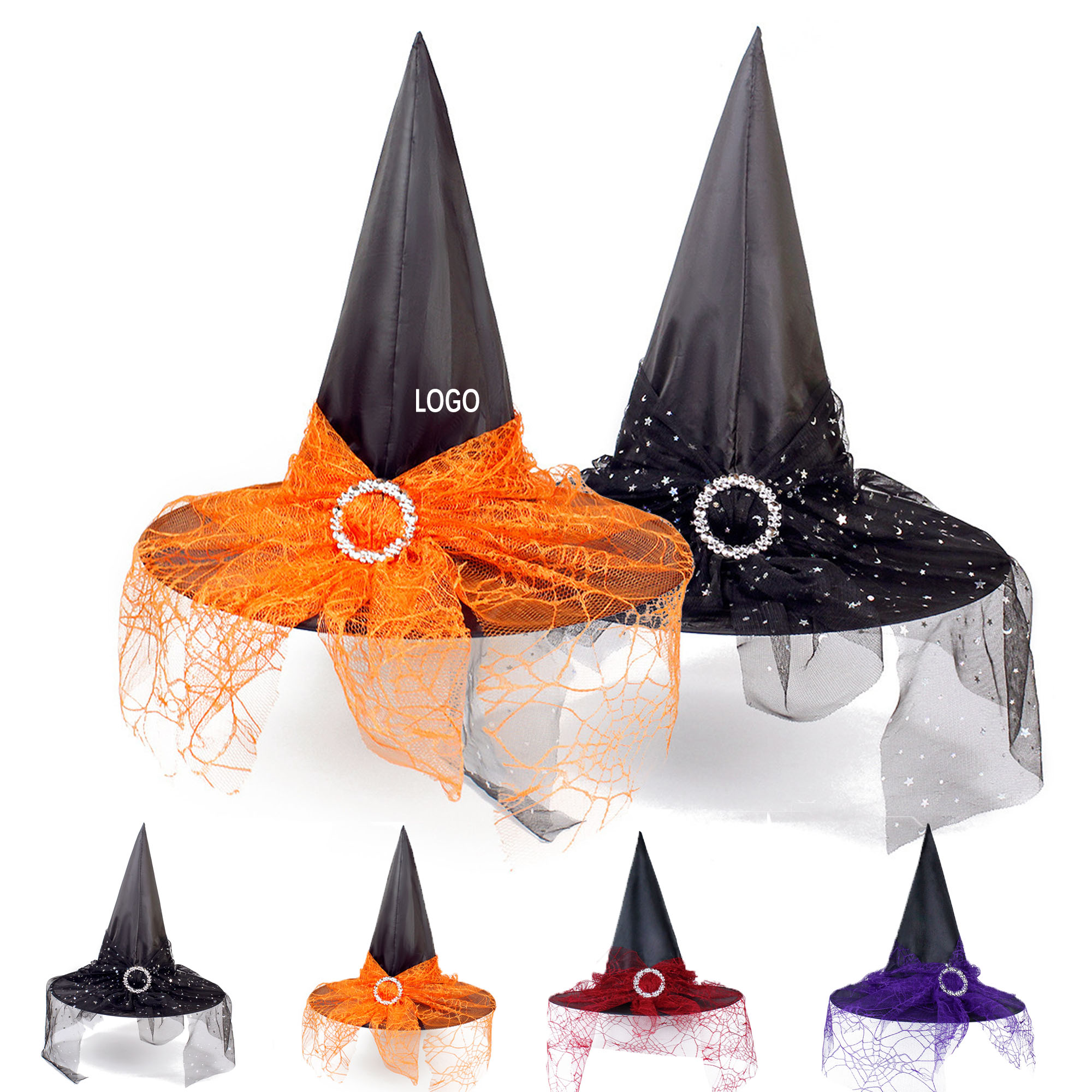 Halloween Witch Hat Carnival Costume Accessory 4