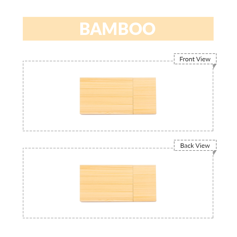 Rectangular Wooden USB Flash Drives with Magnetic Closure 17