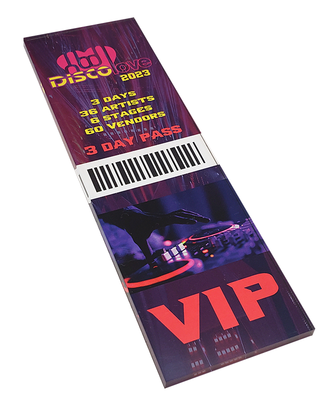 1/4" Acrylic Ticket / Event Magnets - Made In USA 25