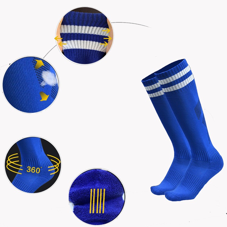 Children's non-slip long tube over the knee football socks