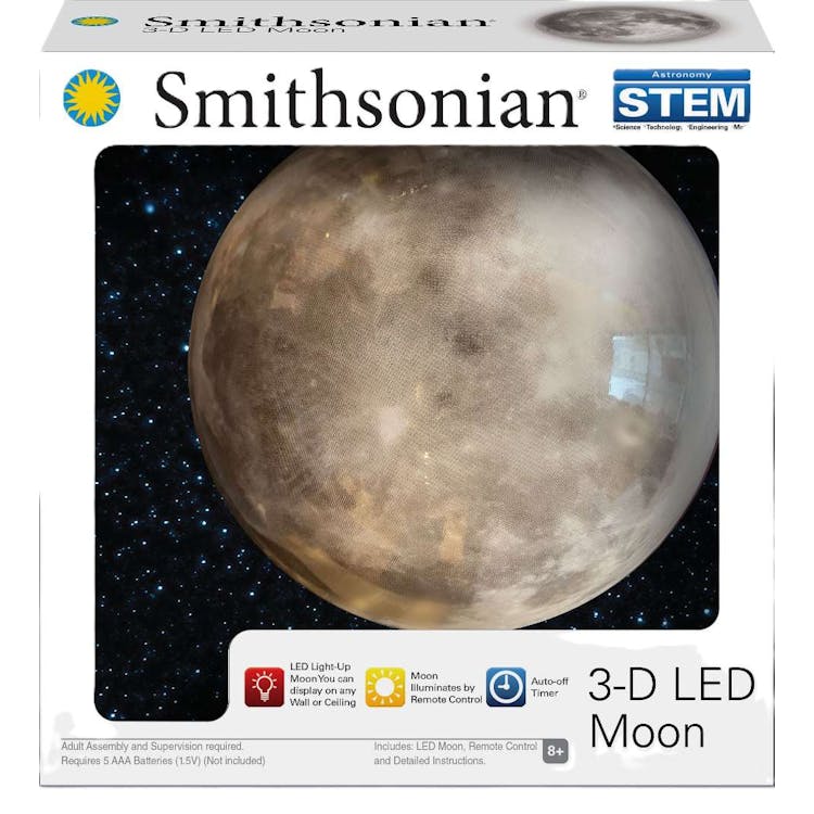 Smithsonian 3D LED Moon Kit - 7" 3