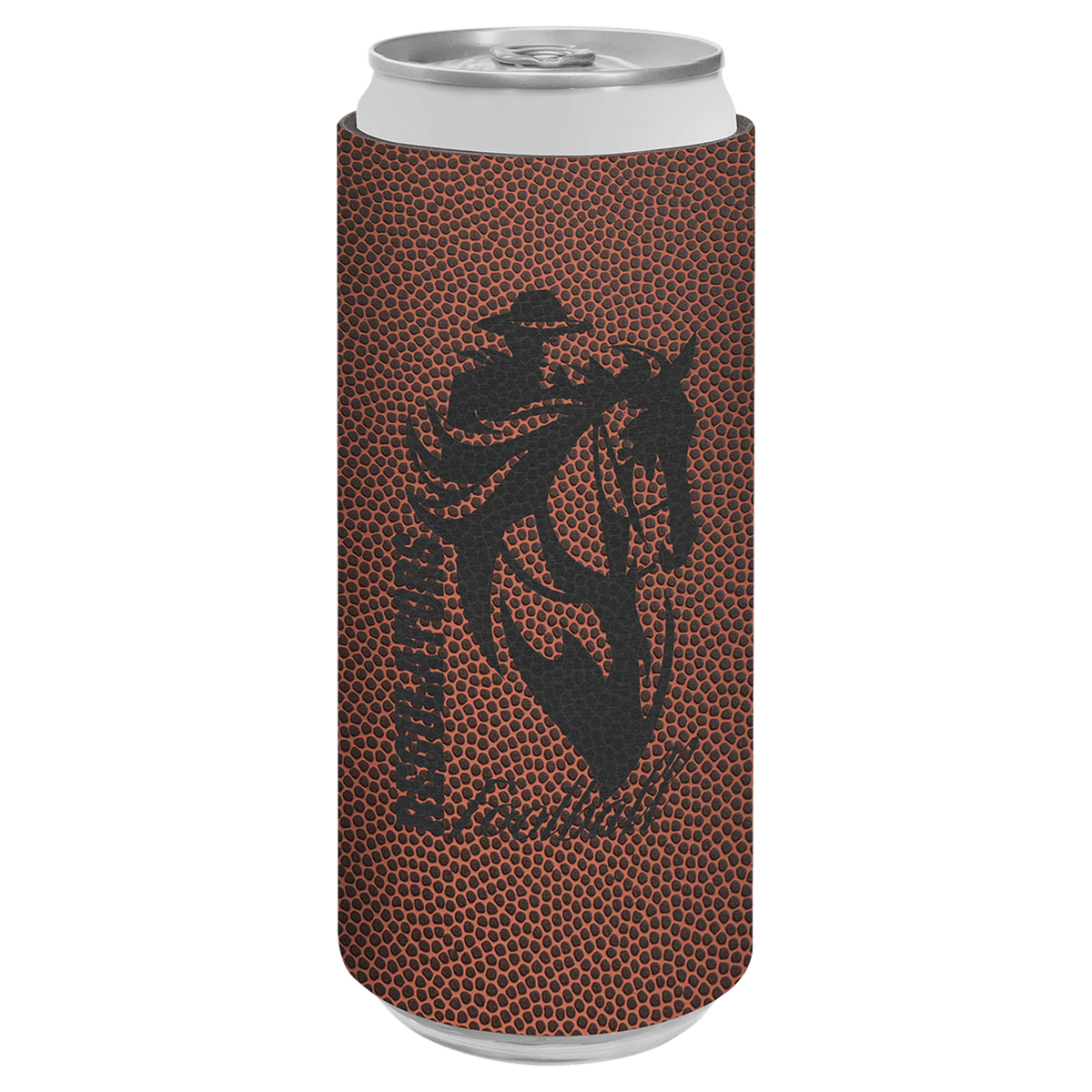 Football Leatherette Slim Beverage Holder 3