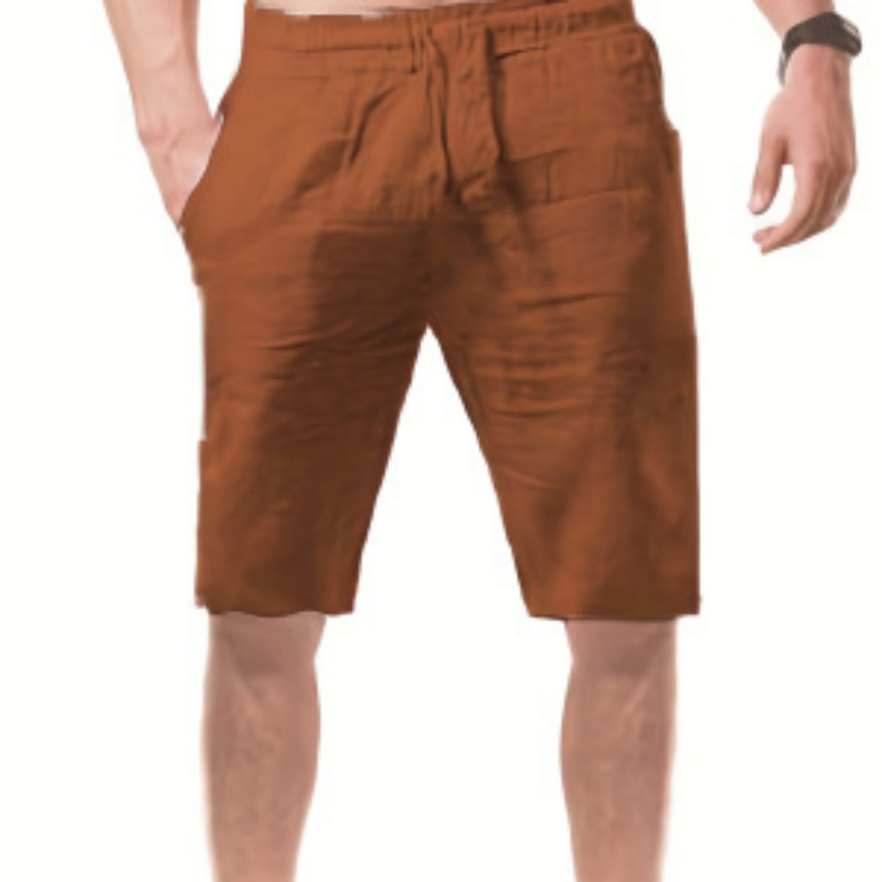 Men Linen Shorts 37