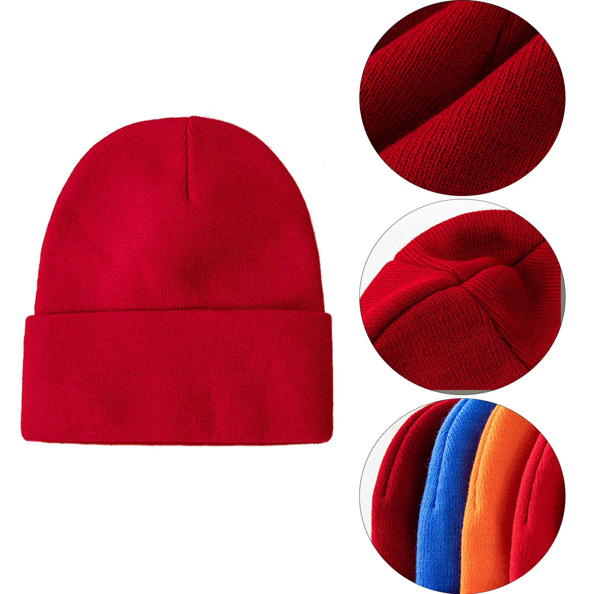 Unisex Knit Beanie Hat 12