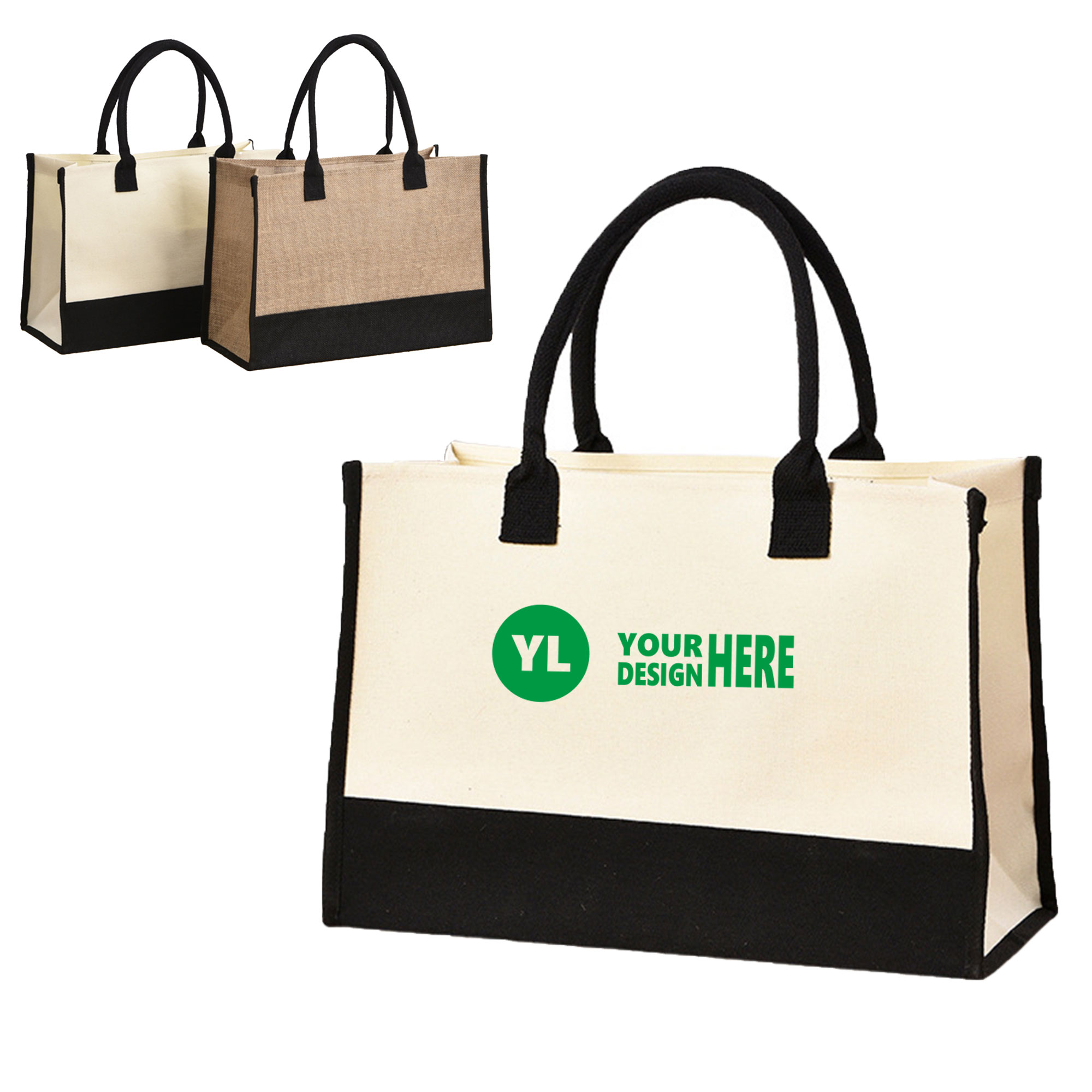 Durable Canvas Handcarry Bag, custom tote bag with logo imprint 4