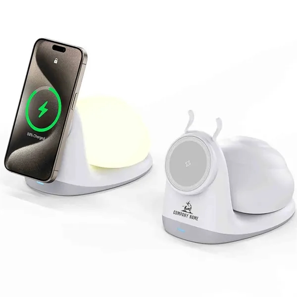 Magnetic Wireless Charger with Lamp