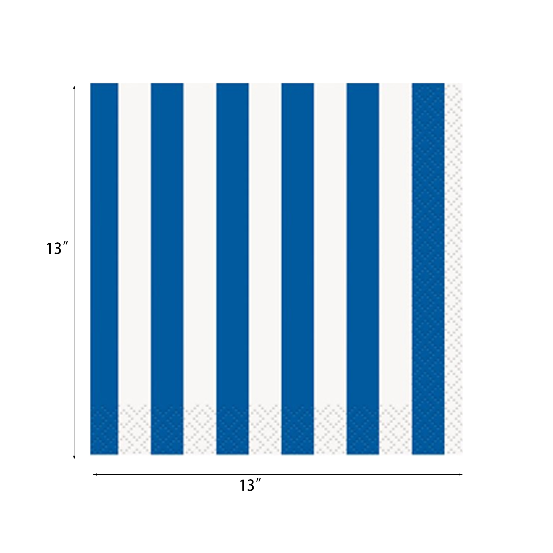Striped Paper Beverage Napkins 7