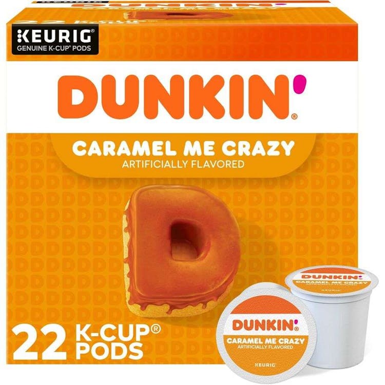Dunkin' K-Cup Caramel Me Crazy Coffee - 22 Pack 2