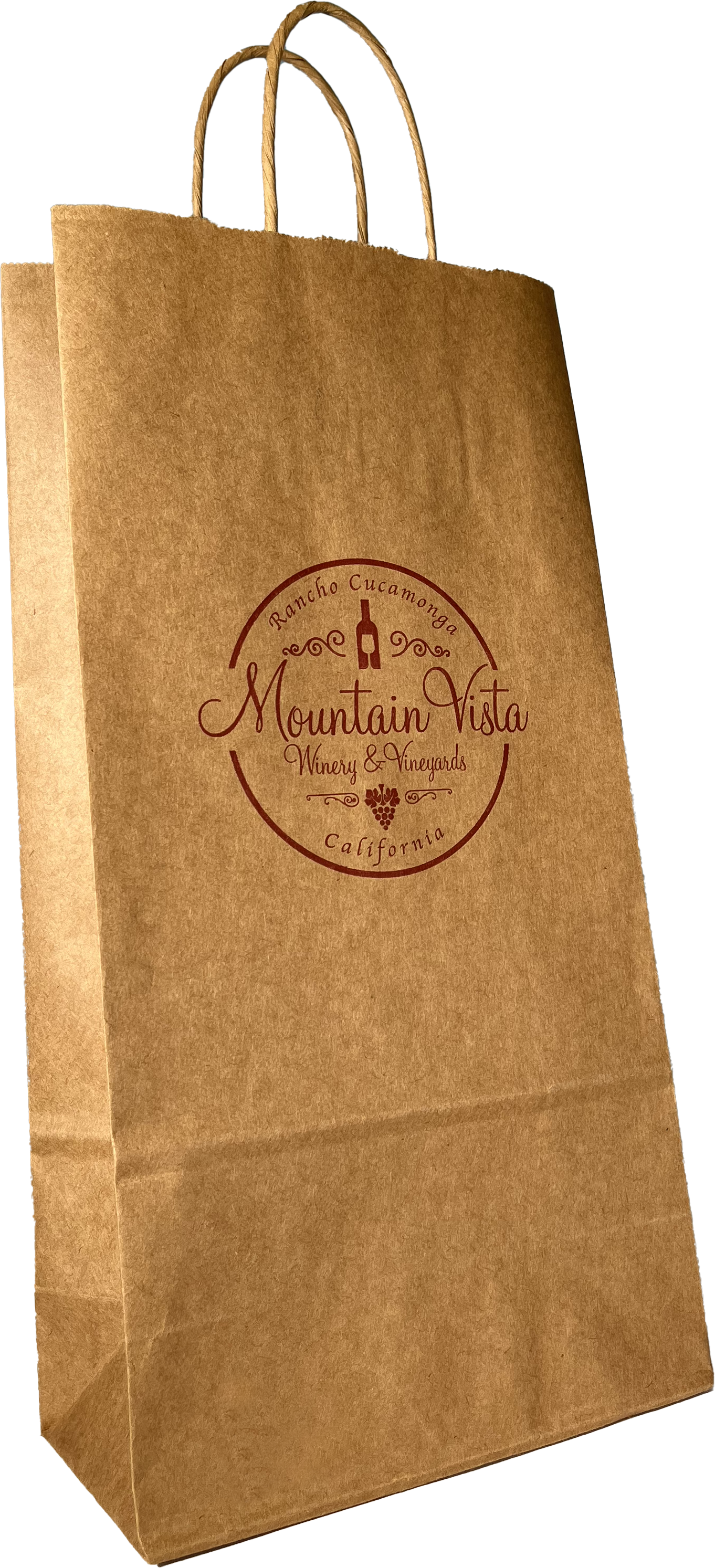 Natural Kraft Paper Shopping Bags (Ink Printed)