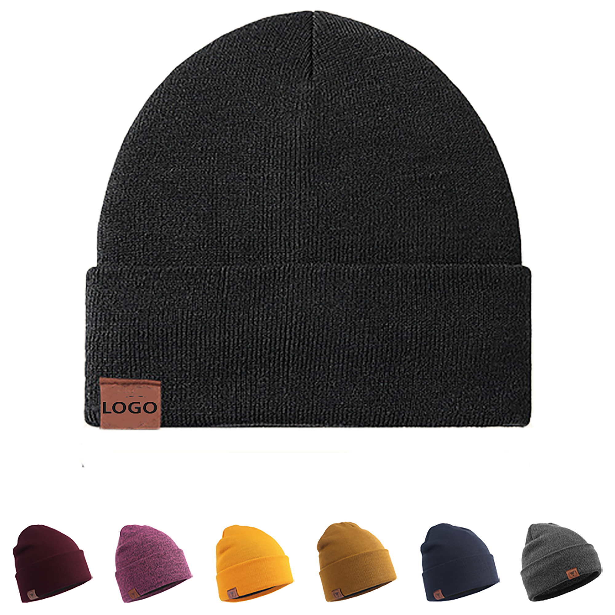 Thermal Knit Beanie with Fleece