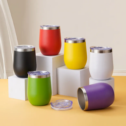 12 oz Stainless Steel Tumbler with Lid