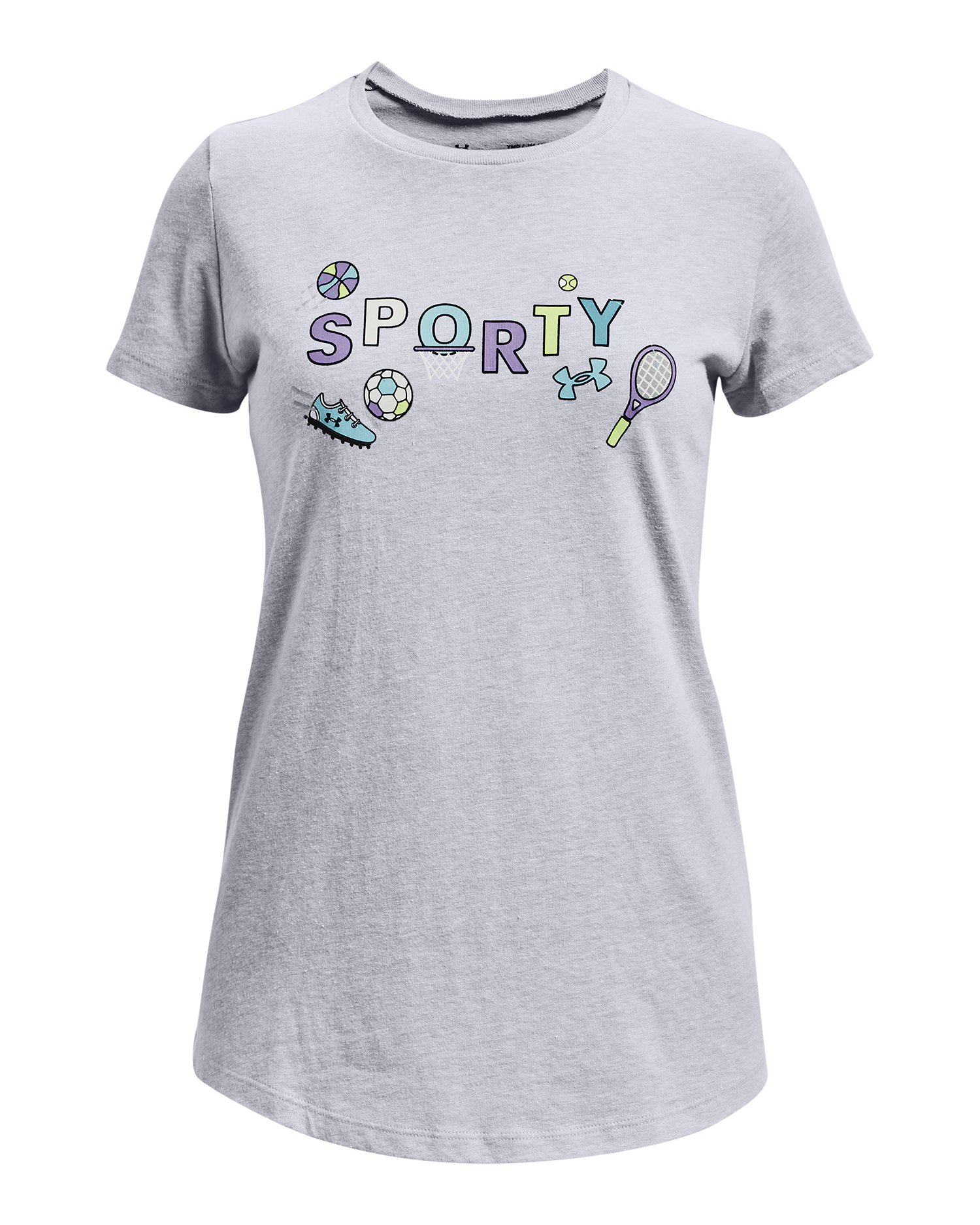 Girls' UA Sporty Short Sleeve  6
