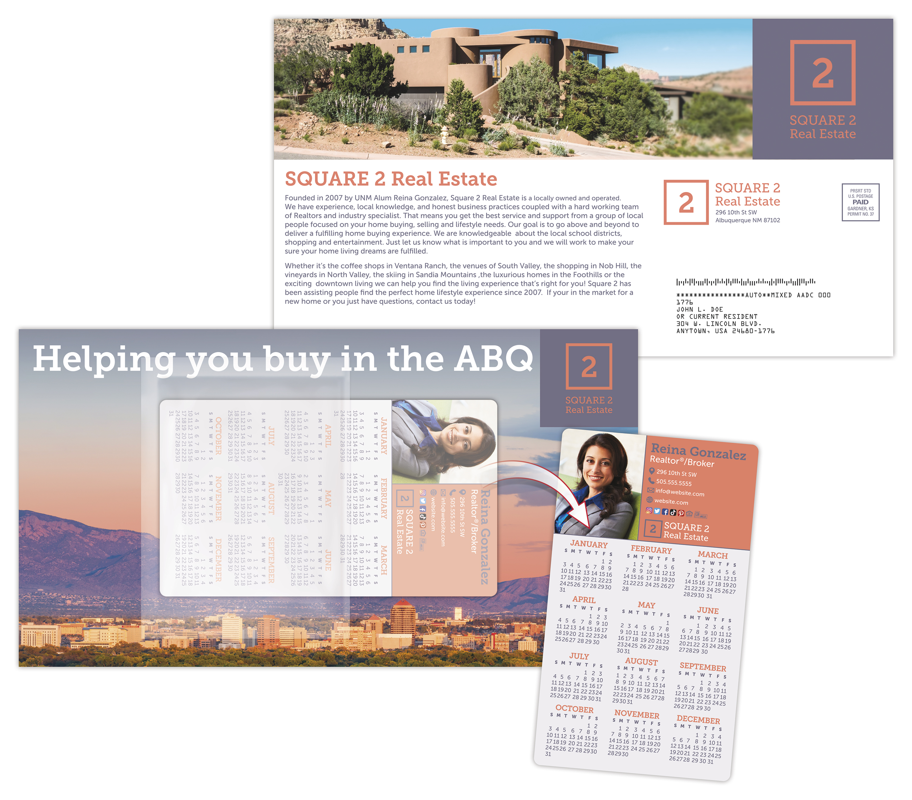 ClearPeel Postcard (6" x 11") - Laminated with 3.5x6 Magnet (25 mil.) - 14 pt.