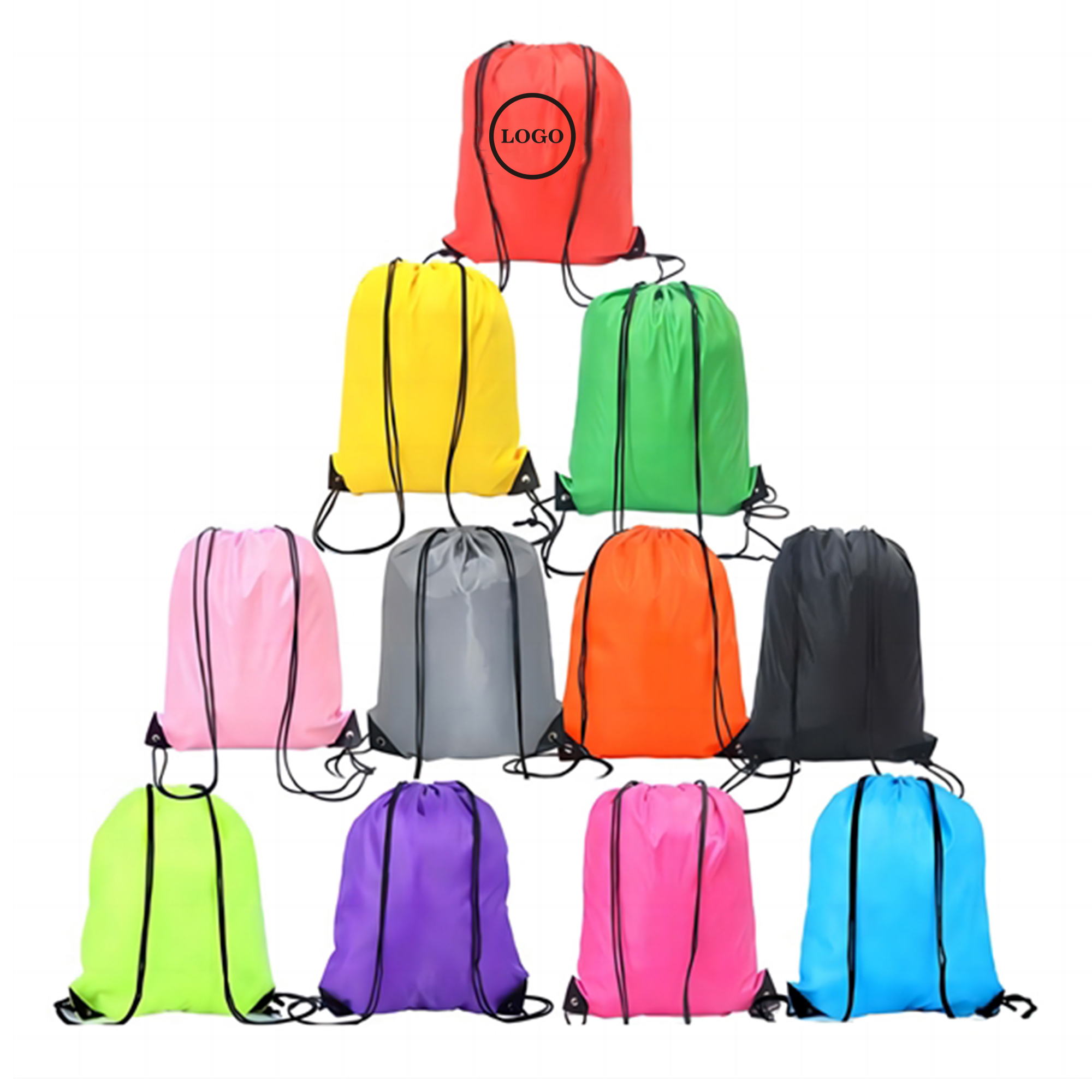 Lightweight Polyester Drawstring Bag