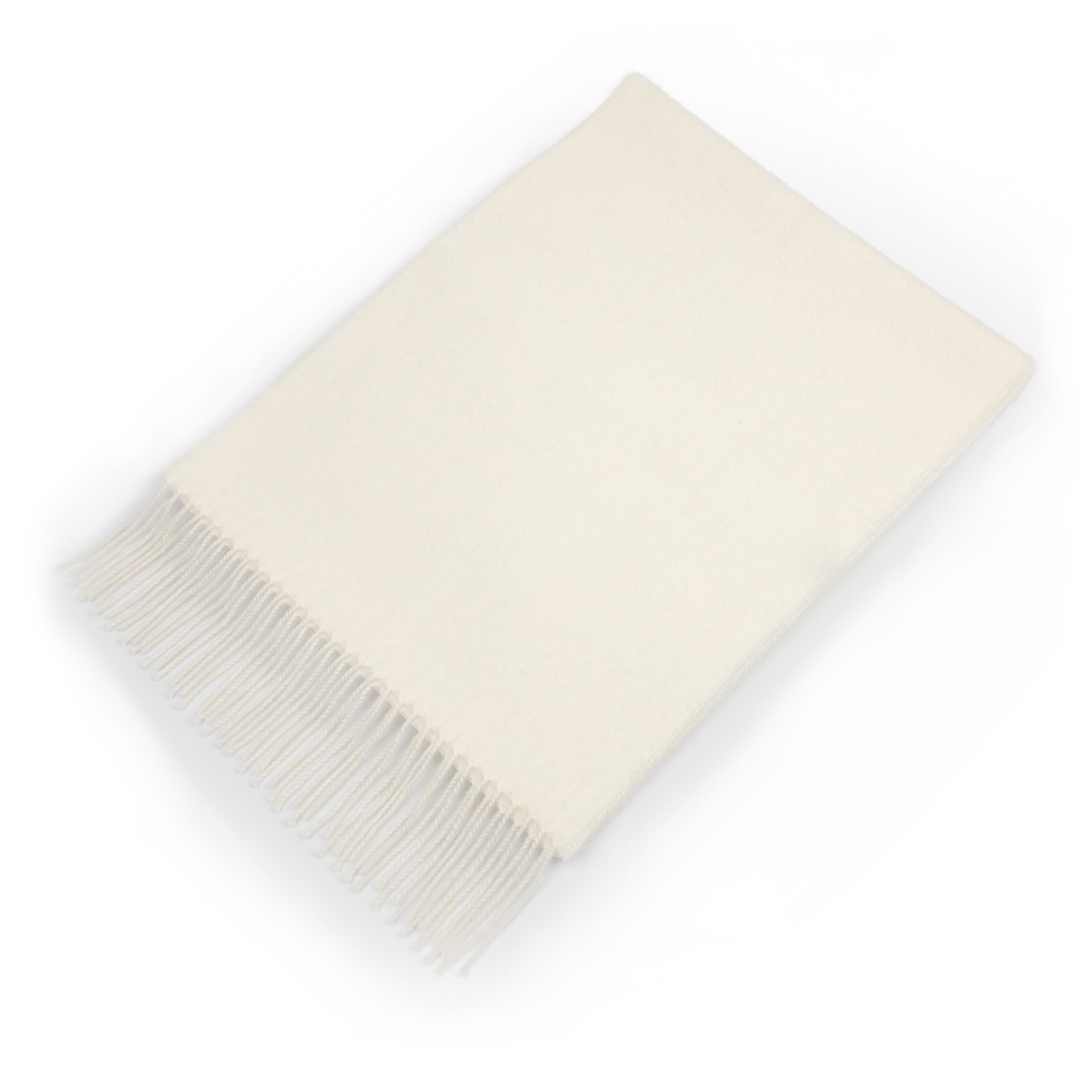 Ivory Peruvian Alpaca Oversized Throw Blanket