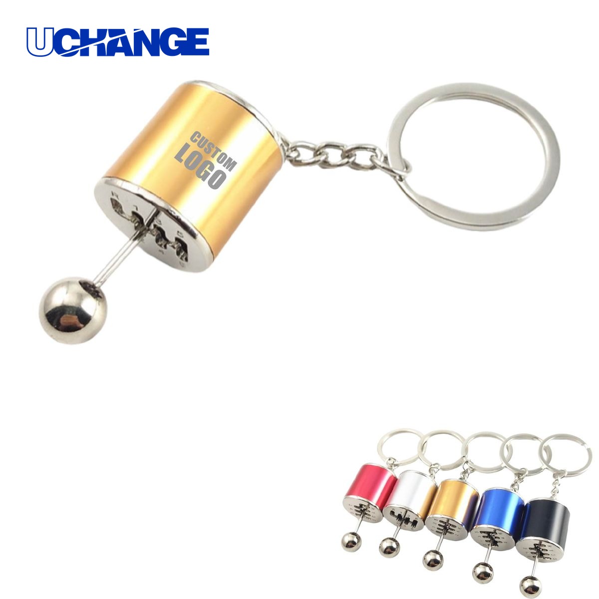 Gear Shift Stress Relief Keychain