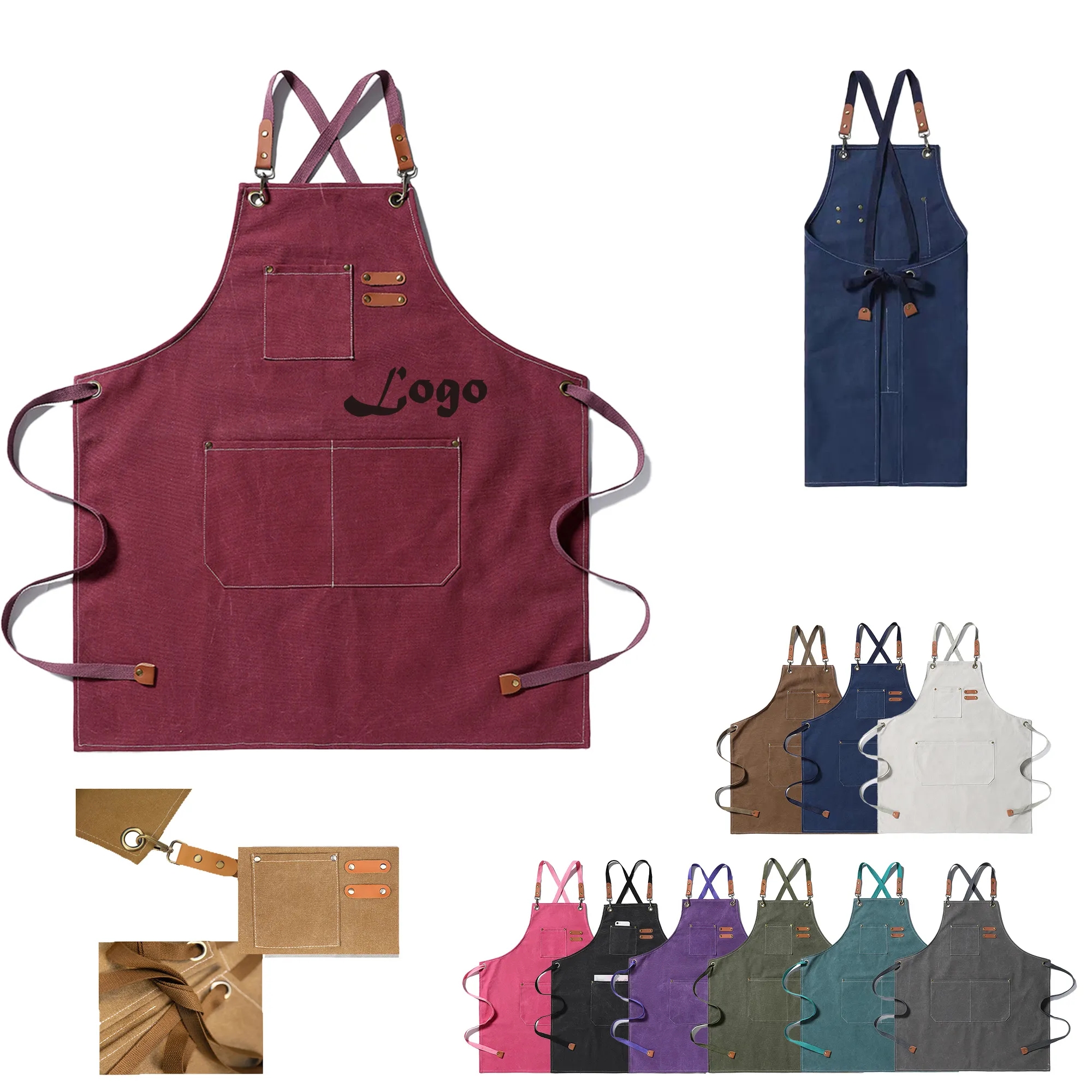 Canvas Bib Style Apron