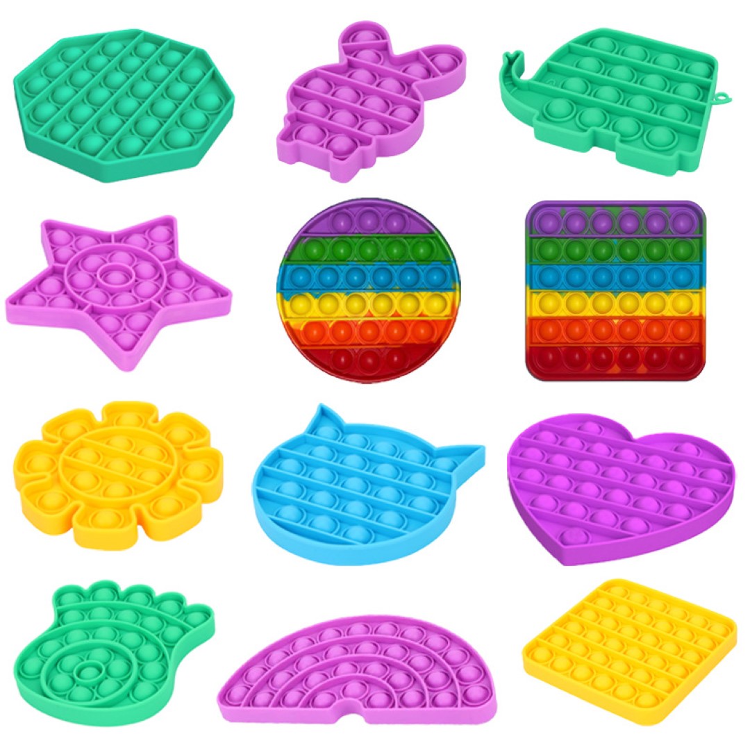 Push Pop Square Stress Reliever Game