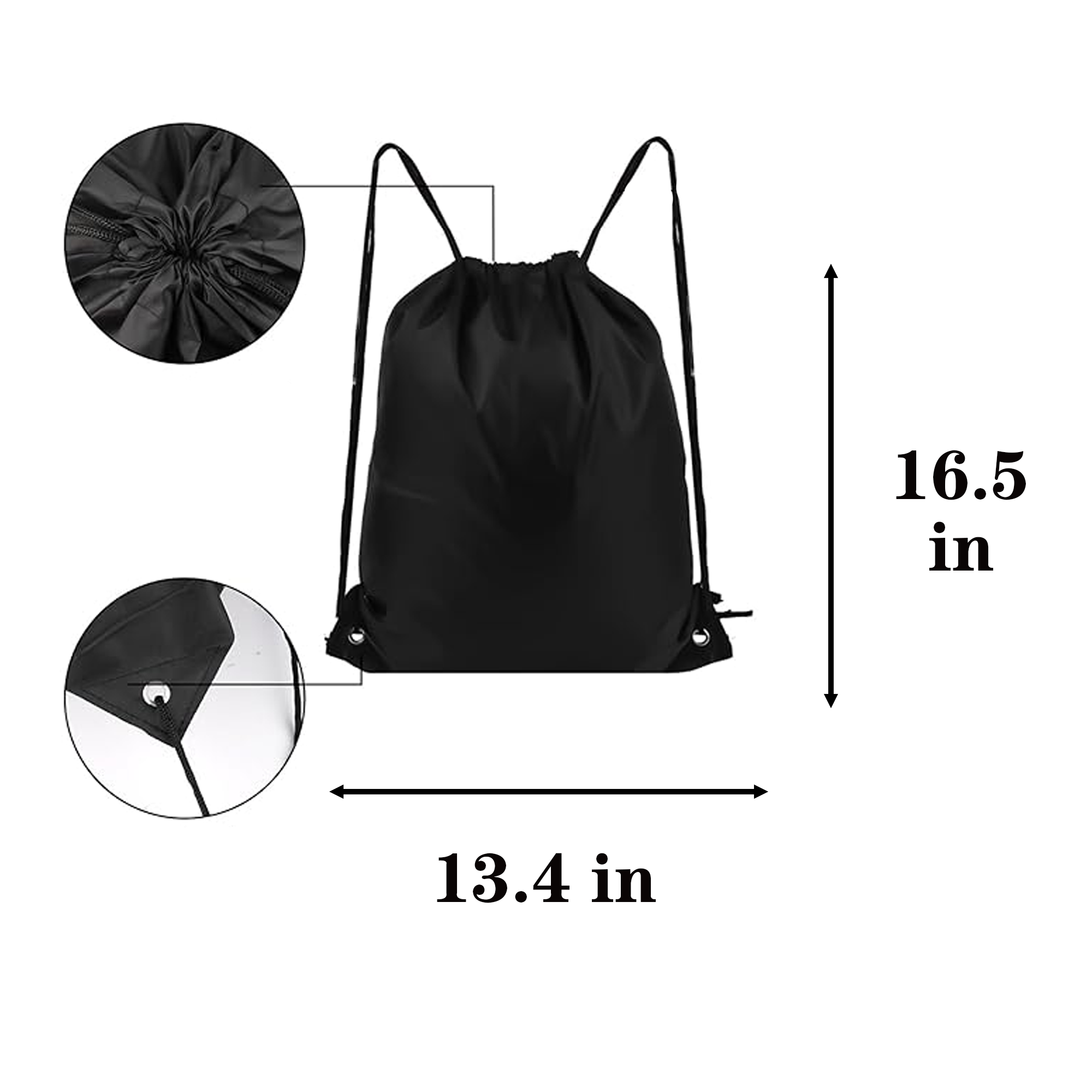 Premium Polyester Drawstring Bag 7