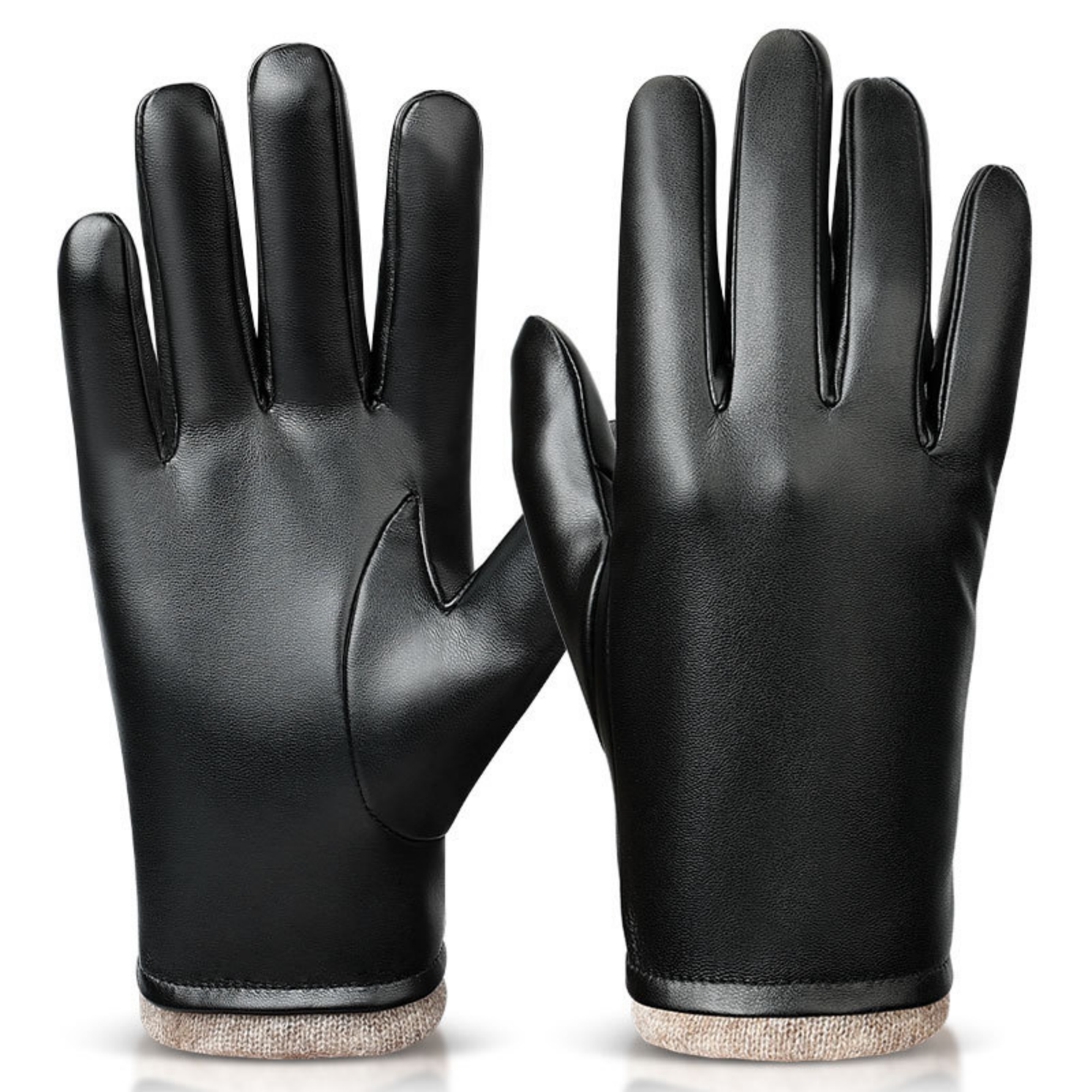 Women Winter Leather Gloves 9