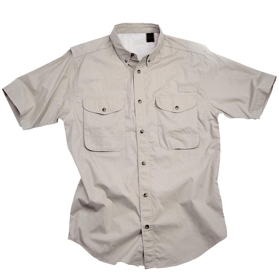 Cotton Poplin Fishing Shirt - Short Sleeve 15