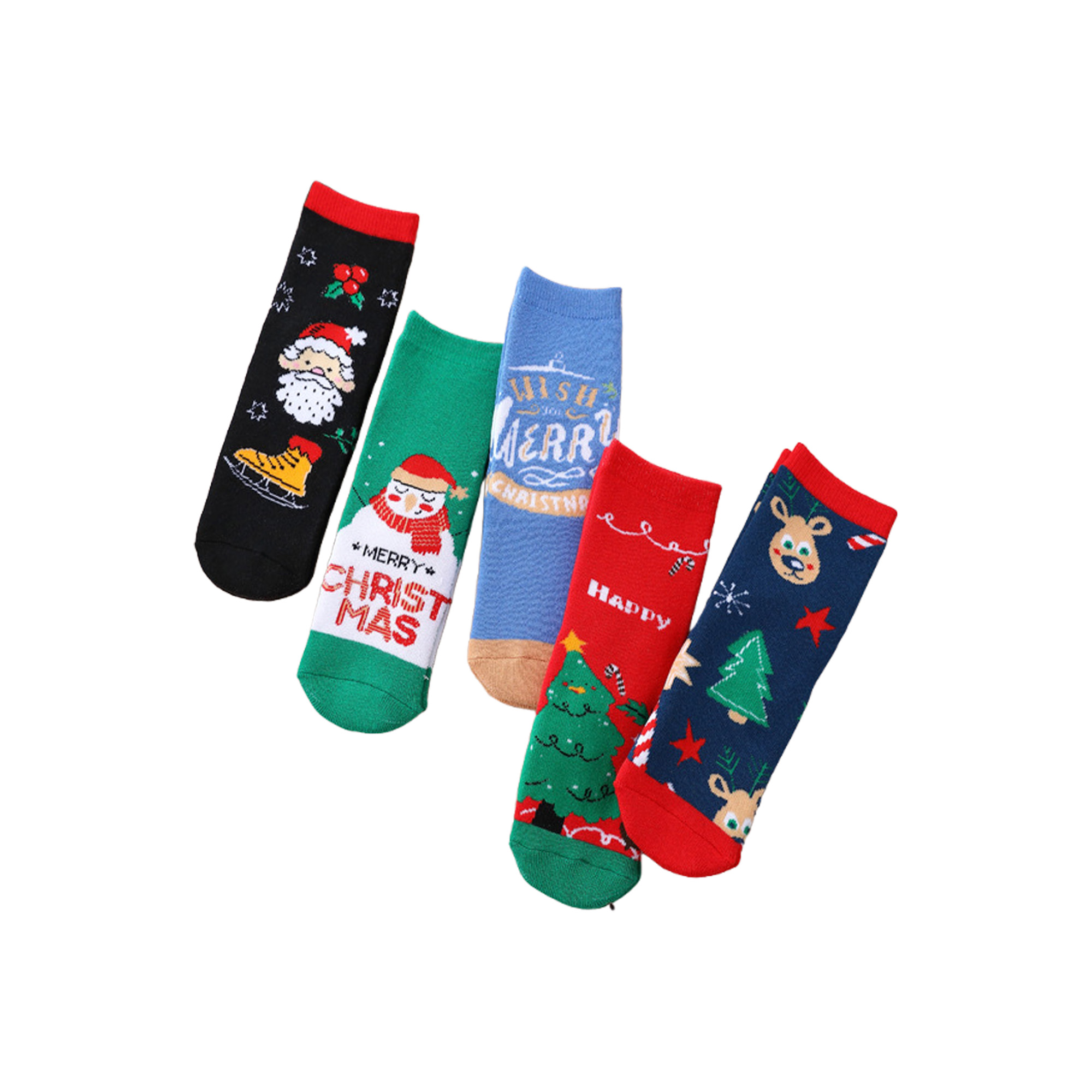 Cotton Children's Warm Christmas Socks 33