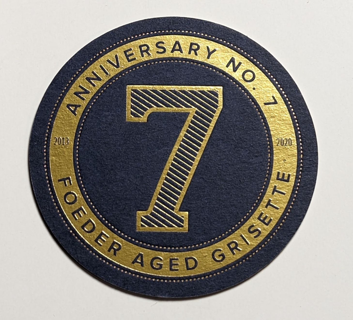 3.5" or 4" circle coasters with foil stamp 1 side Lightweight 40pt 10
