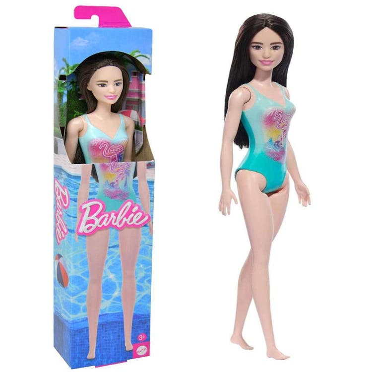 Beach Barbie - Blue Swimsuit 11" 3