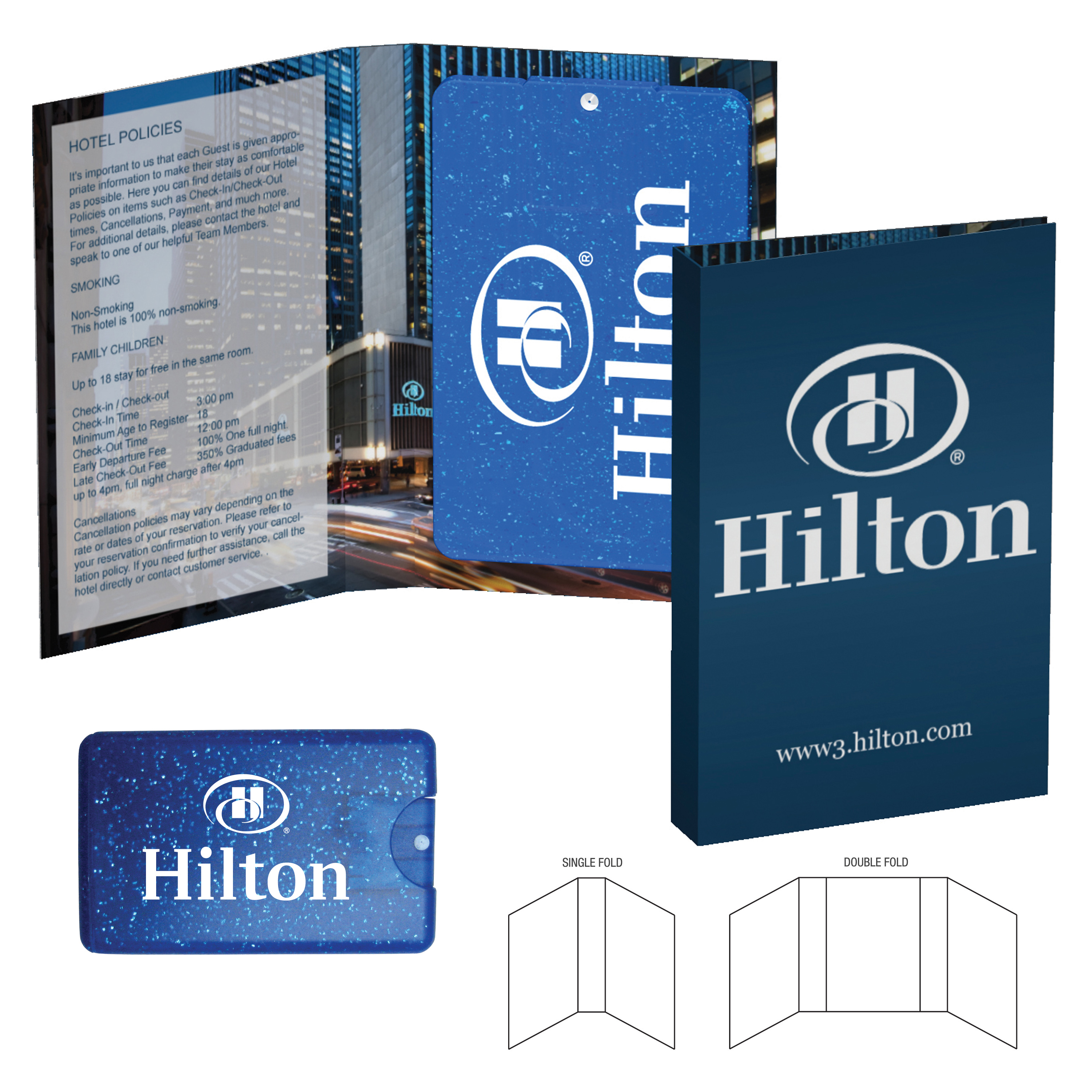 Tek Booklet with Bling Credit Card Antibacterial Hand Sanitizer