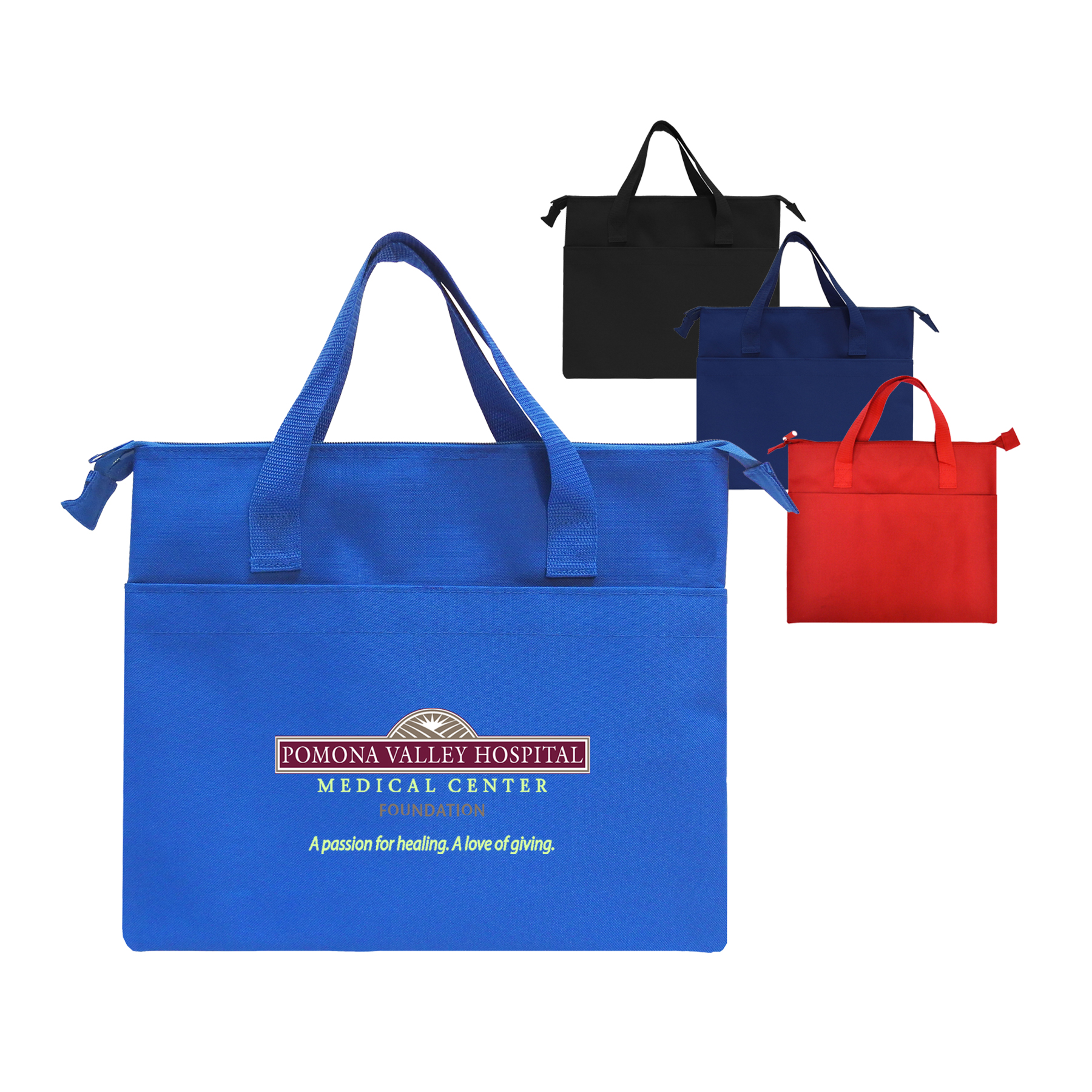 600D Flat Brief Style Tote 18