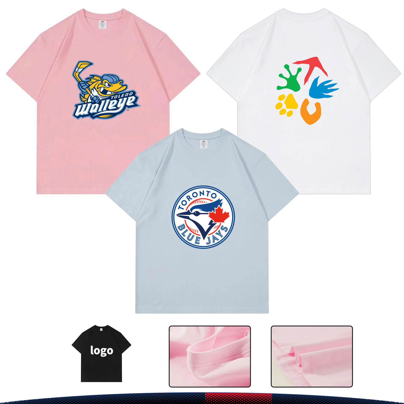 CloudHuggie Youth Full Color 230g 100% Cotton T-Shirt