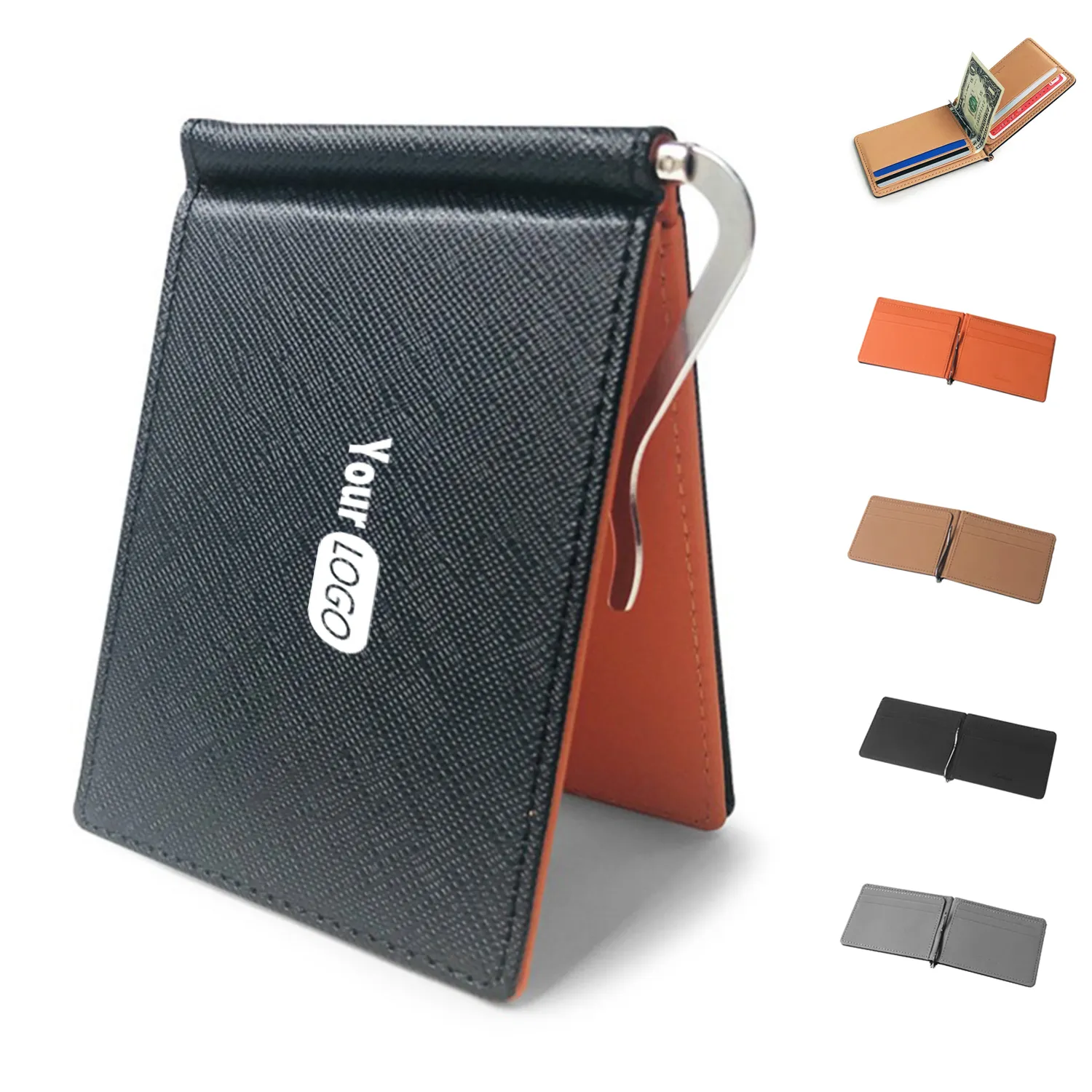 Saffiano PU Leather Slim Wallet 11