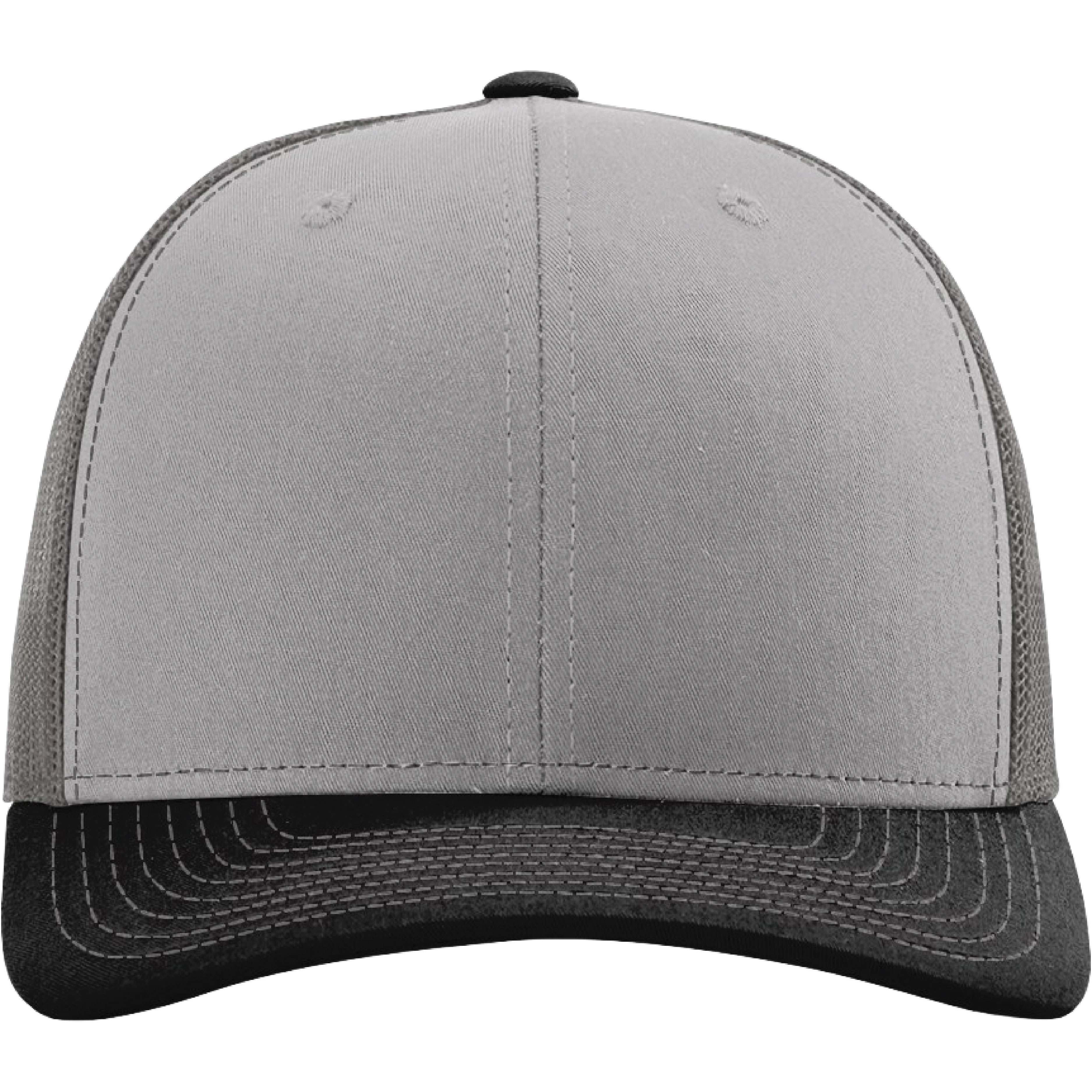Richardson 112 6-Panel Snapback Trucker Hat w/Leatherette Adhesive Patches or Embroidery 308
